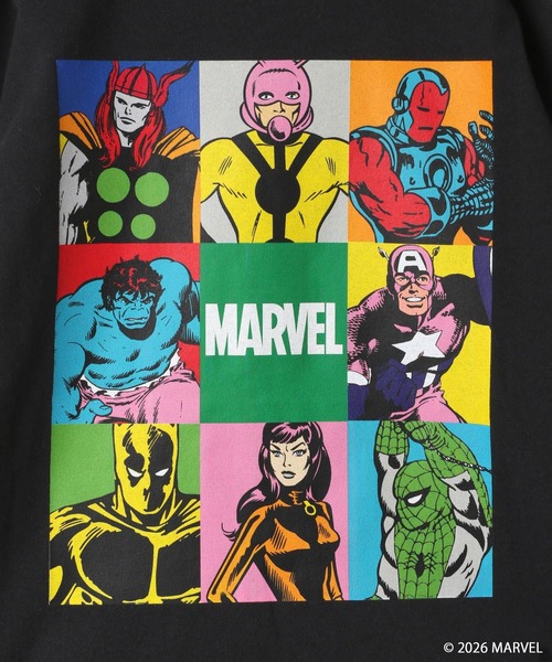 LOWRYS FARM（ローリーズファーム）の「ＭＡＲＶＥＬ／ロンＴ　639645（Tシャツ/カットソー・キッズ・ブラック/グレー/オフホワイト・150cm/140cm/130cm/120cm/110cm）」の19枚目の写真