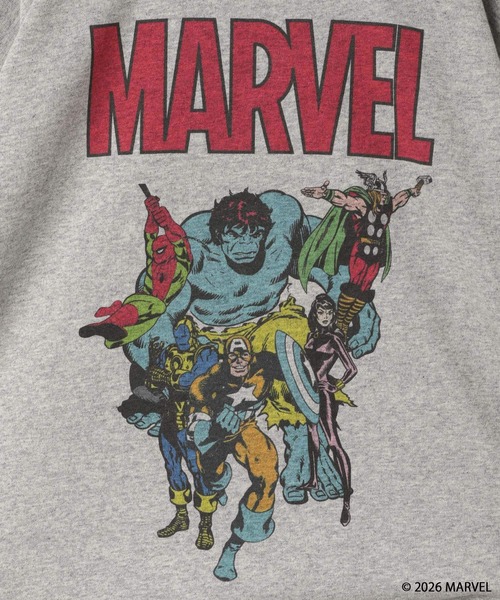LOWRYS FARM（ローリーズファーム）の「ＭＡＲＶＥＬ／ロンＴ　639645（Tシャツ/カットソー・キッズ・ブラック/グレー/オフホワイト・150cm/140cm/130cm/120cm/110cm）」の21枚目の写真