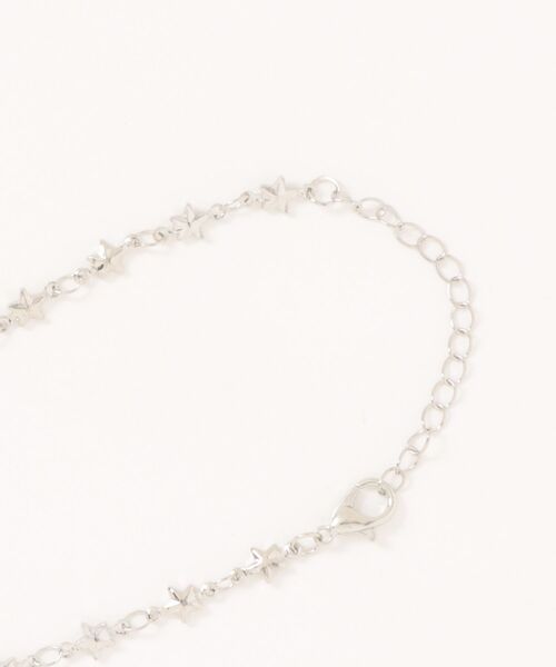 UP START(アップスタート)の「【456814】スター2連ネックレス(RO)(ネックレス・メンズ・シルバー・FREE)」の6枚目の写真