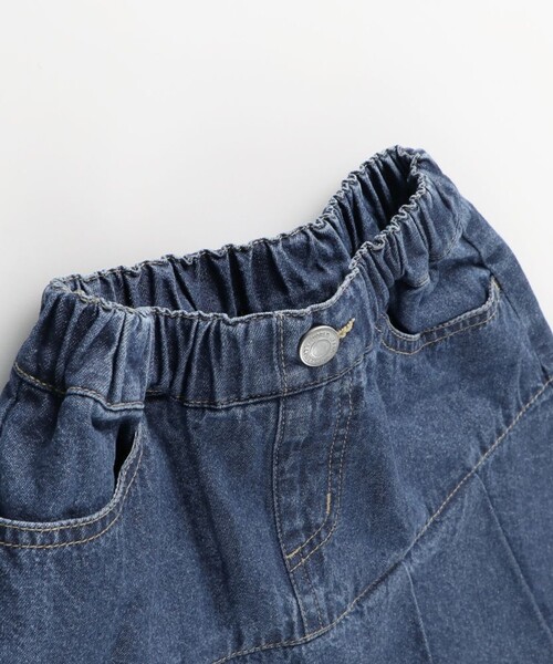 BRANSHES（ブランシェス）の「切替タックスカート（スカート・キッズ・ブルー/ブラック・100/120/150/110/130/140）」の11枚目の写真