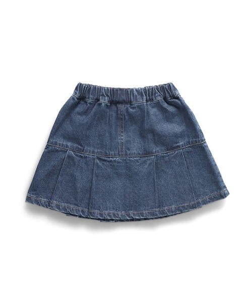 BRANSHES（ブランシェス）の「切替タックスカート（スカート・キッズ・ブルー/ブラック・100/120/150/110/130/140）」の6枚目の写真