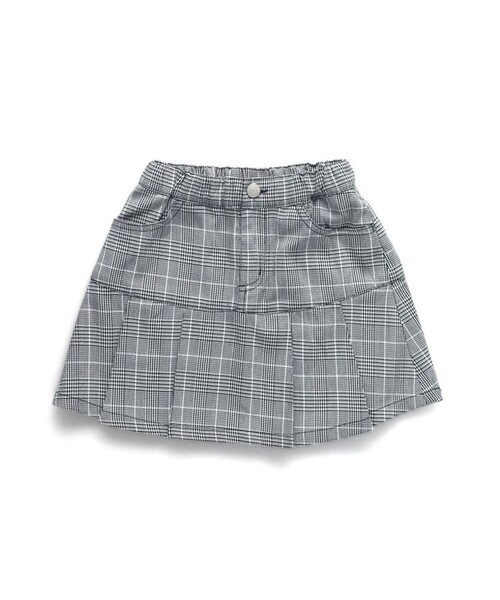 BRANSHES（ブランシェス）の「切替タックスカート（スカート・キッズ・ブルー/ブラック・100/120/150/110/130/140）」の3枚目の写真
