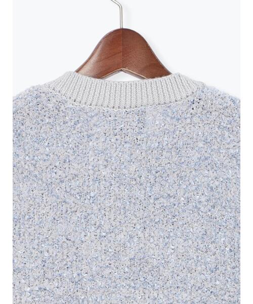 Te chichi(テチチ)の「ツイードニットベスト(ベスト・レディース・グレー/ブラック・F)」の19枚目の写真