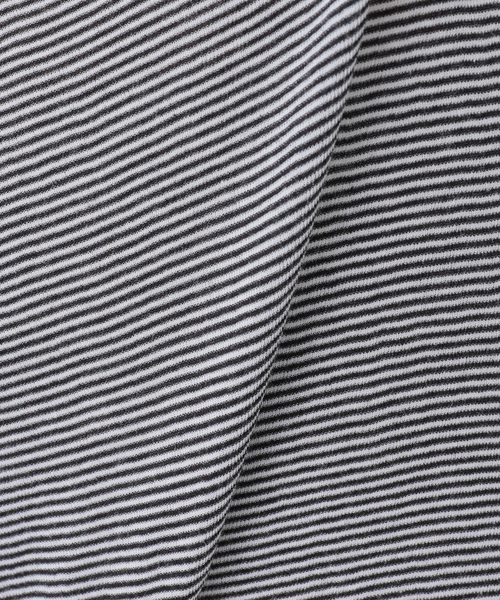 journal standard L'essage（ジャーナルスタンダードレサージュ）の「80/-シアーフライス ロングスリーブTシャツ（Tシャツ/カットソー・レディース・ブラック系その他/ブラック/ホワイト・FREE）」の16枚目の写真