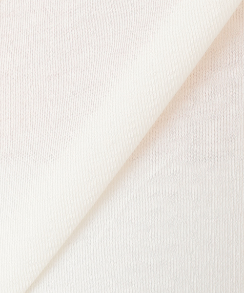 journal standard L'essage（ジャーナルスタンダードレサージュ）の「80/-シアーフライス ロングスリーブTシャツ（Tシャツ/カットソー・レディース・ブラック系その他/ブラック/ホワイト・FREE）」の18枚目の写真