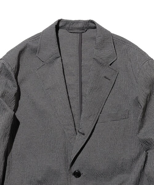 3B Anywhere(wear) Jacket Seersucker Plaid（テーラードジャケット