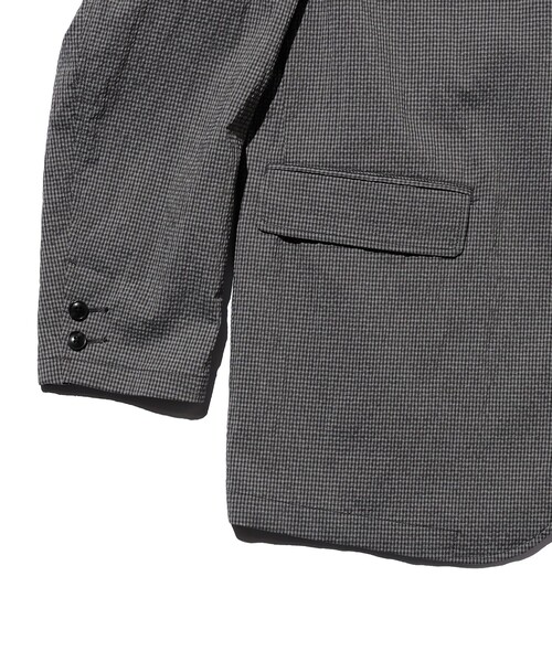 BEAMS PLUS(ビームスプラス)の「3B Anywhere(wear) Jacket Seersucker Plaid(テーラードジャケット・メンズ・ネイビー/グレー・MEDIUM/SMALL/X-LARGE/LARGE)」の8枚目の写真