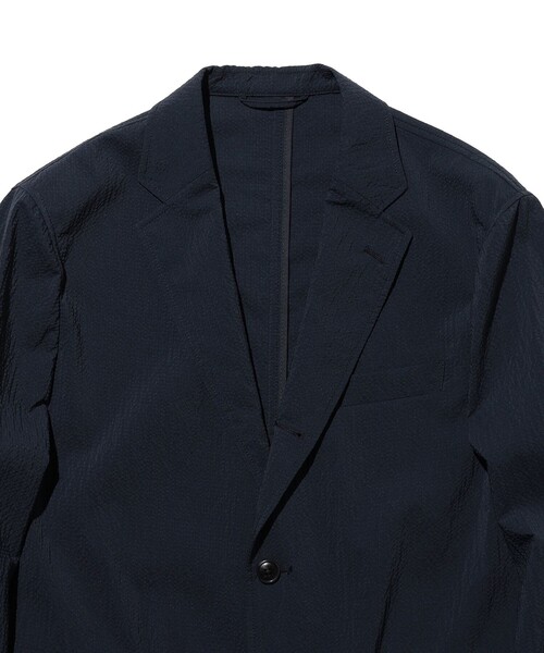 BEAMS PLUS(ビームスプラス)の「3B Anywhere(wear) Jacket Seersucker Plaid(テーラードジャケット・メンズ・ネイビー/グレー・MEDIUM/SMALL/X-LARGE/LARGE)」の14枚目の写真