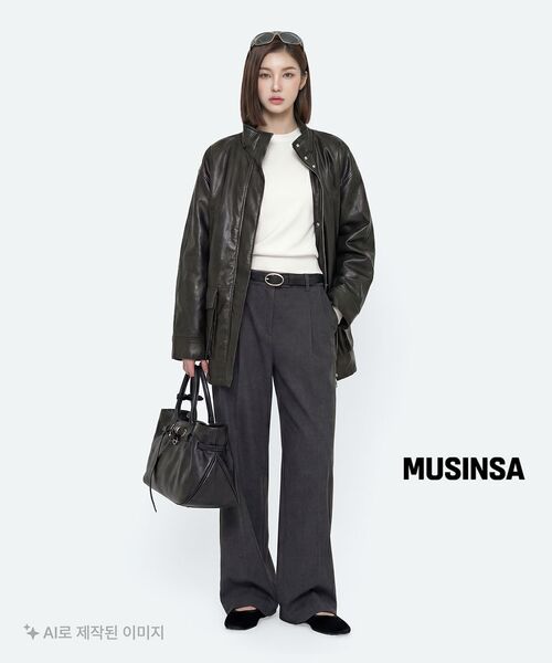 MUSINSA STANDARD WOMAN（ムシンサスタンダードウーマン）の「ウィメンズエッセンシャルラウンドネックニット[アイボリー]（ニット/セーター・レディース・その他・LARGE/MEDIUM/SMALL/X-SMALL）」の8枚目の写真