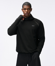 HDEX（エイチデックス）の「ウォームヒートイージープルオーバーフードパーカー (ブラック)（パーカー）」