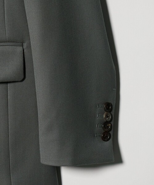 6（ロク）の「＜6(ROKU)＞ビッグ ロング テーラード ジャケット（テーラードジャケット・レディース・グレー系・36/38）」の8枚目の写真