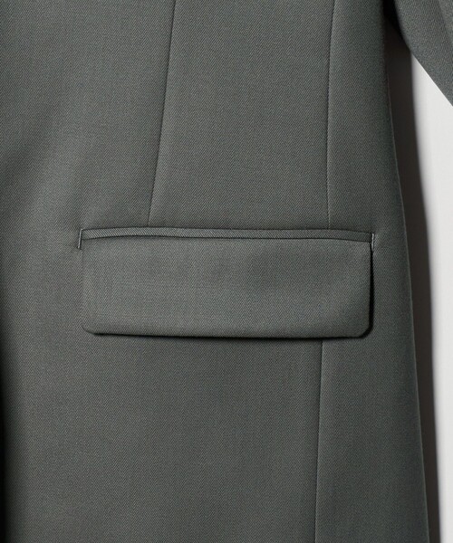 6（ロク）の「＜6(ROKU)＞ビッグ ロング テーラード ジャケット（テーラードジャケット・レディース・グレー系・36/38）」の10枚目の写真