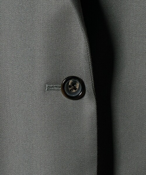 6（ロク）の「＜6(ROKU)＞ビッグ ロング テーラード ジャケット（テーラードジャケット・レディース・グレー系・36/38）」の12枚目の写真