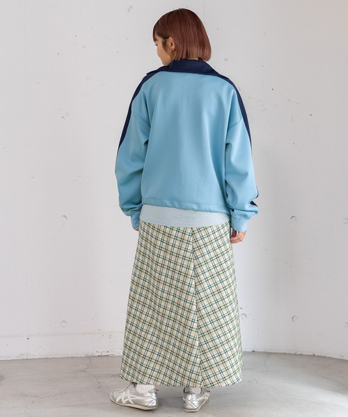 POU DOU DOU（プードゥドゥ）の「pdd刺繍クロップドトラックジャケット（その他アウター・レディース・ブラウン/ベージュ/ブルー・3）」の21枚目の写真