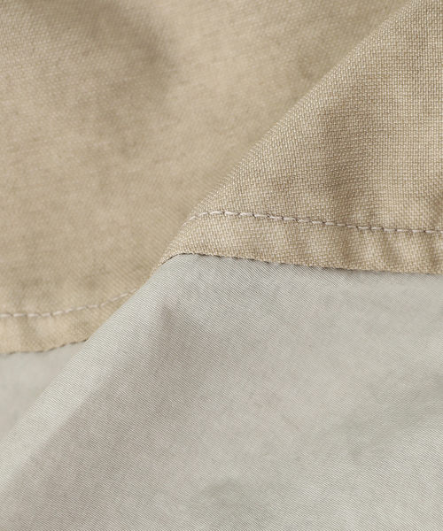 C.P. COMPANY(シーピーカンパニー)の「C.P.Company / シーピーカンパニー FLATT NLN MIXED BUTTON LENS JKT(カバーオール・メンズ・グレー/ネイビー・SMALL/MEDIUM/LARGE)」の4枚目の写真
