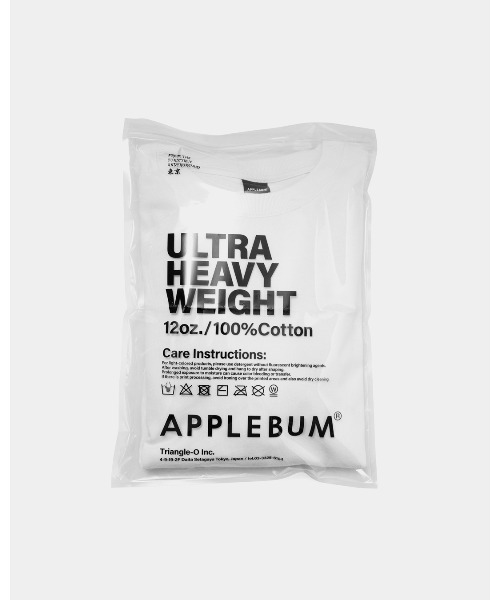 APPLEBUM(アップルバム)の「Ultra Heavyweight Blank T-shirt(2026)(Tシャツ/カットソー・メンズ・ブラック/ホワイト・XX-LARGE/X-LARGE/LARGE/MEDIUM/SMALL)」の8枚目の写真