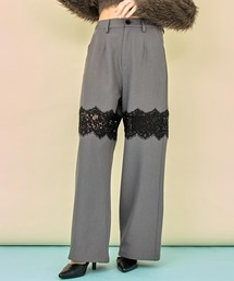 ANAP | レース切替 スラックス パンツ(その他パンツ)