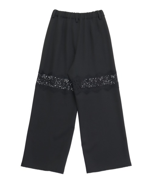 ANAP(アナップ)の「レース切替 スラックス パンツ(その他パンツ・レディース・ダークグレー/ブラック・F)」の15枚目の写真