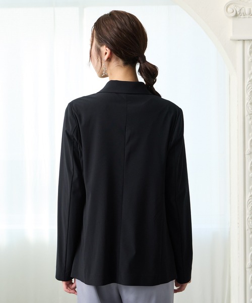 AIMER（エメ）の「ゴールドボタンダブルテーラードジャケット（テーラードジャケット・レディース・グレイッシュベージュ/ダークネイビー・MEDIUM）」の9枚目の写真