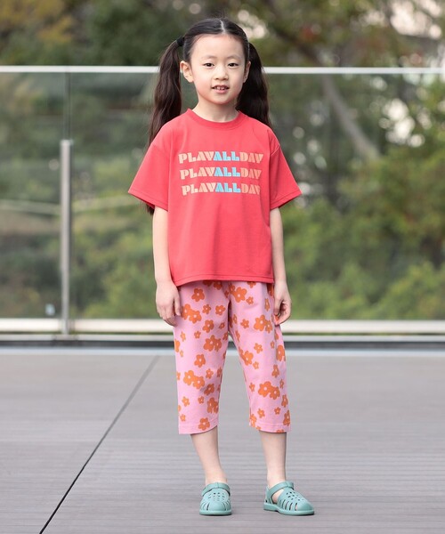 BEAMS mini(ビームスミニ)の「プリントTシャツ 2026SS(吸水速乾・UVカット)通園 プチプラ レジャー 公園(Tシャツ/カットソー・キッズ・レッド/サックスブルー・90/100/120/130/110)」の12枚目の写真