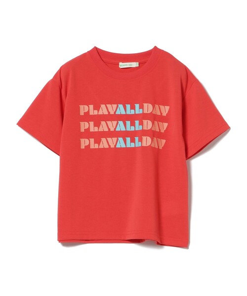BEAMS mini(ビームスミニ)の「プリントTシャツ 2026SS(吸水速乾・UVカット)通園 プチプラ レジャー 公園(Tシャツ/カットソー・キッズ・レッド/サックスブルー・90/100/120/130/110)」の11枚目の写真