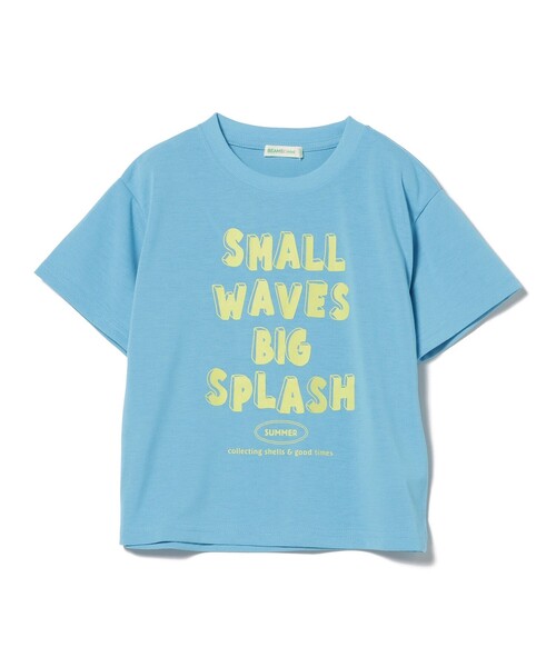 BEAMS mini(ビームスミニ)の「プリントTシャツ 2026SS(吸水速乾・UVカット)通園 プチプラ レジャー 公園(Tシャツ/カットソー・キッズ・レッド/サックスブルー・90/100/120/130/110)」の7枚目の写真