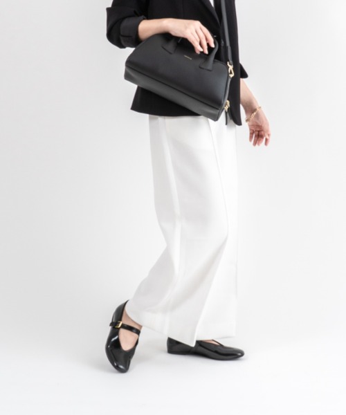 FABIO RUSCONI（ファビオルスコーニ）の「【FABIO RUSCONI/ファビオルスコーニ】メリージェーン パンプス レザー ラウンドトゥ フラット イタリア製（パンプス・レディース・ブラック・37/36/39/38）」の7枚目の写真