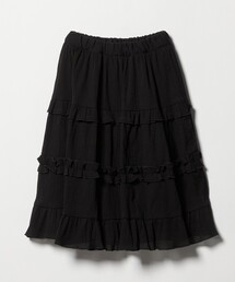 green label relaxing | 楊柳フリル ロングスカート / キッズ 110cm-130cm(スカート)