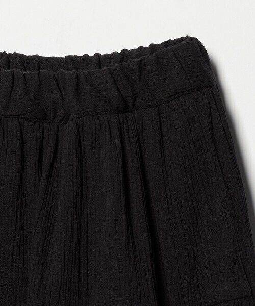 green label relaxing(グリーンレーベルリラクシング)の「楊柳フリル ロングスカート / キッズ 110cm-130cm(スカート・キッズ・ブラック/オフホワイト・110cm/130cm/120cm)」の16枚目の写真