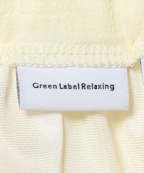 green label relaxing(グリーンレーベルリラクシング)の「楊柳フリル ロングスカート / キッズ 110cm-130cm(スカート・キッズ・ブラック/オフホワイト・110cm/130cm/120cm)」の19枚目の写真