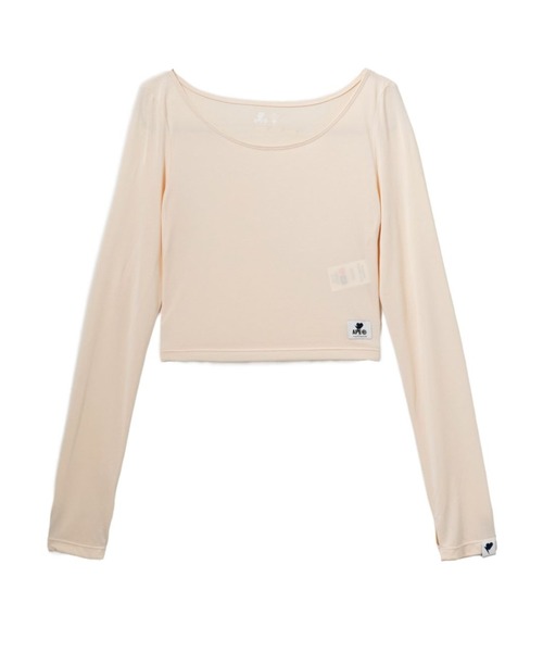 A BATHING APE(アベイシングエイプ)の「BALLET LS TEE(Tシャツ/カットソー・レディース・グレー/ベージュ・X-SMALL/SMALL)」の1枚目の写真