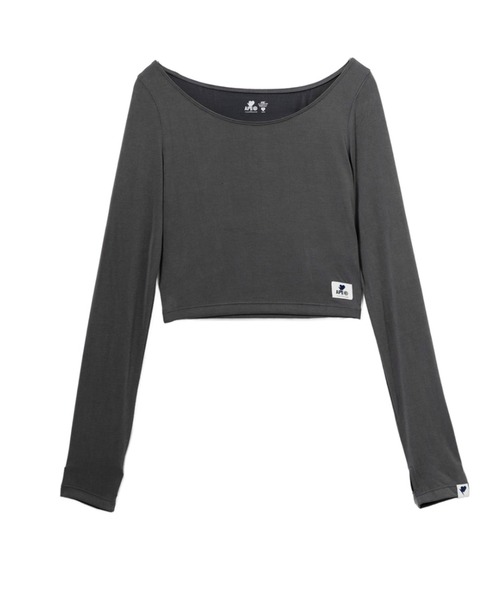 A BATHING APE(アベイシングエイプ)の「BALLET LS TEE(Tシャツ/カットソー・レディース・グレー/ベージュ・X-SMALL/SMALL)」の2枚目の写真