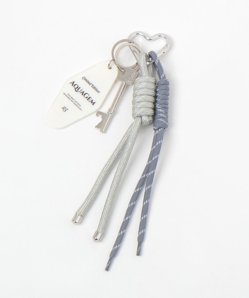 LEPSIM（レプシィム）の「ジャラジャラチャーム　643454（キーホルダー・レディース・ライトグレー/オフホワイト/ブラック・ONE SIZE）」の3枚目の写真