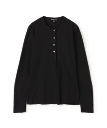 スラブジャージーチュニックヘンリーネックプルオーバー WJD3285