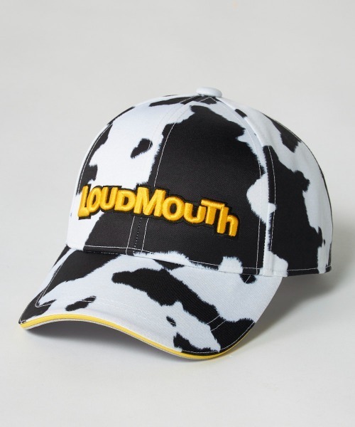 セール】LOUDMOUTH/ラウドマウス ゴルフウェア 総柄 ロゴ 刺繍 軽量