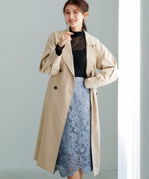 White Collection（ホワイトコレクション）の「【 Nano-Tex加工 】 コットニーギャバジン・ライトトレンチコート（トレンチコート）」