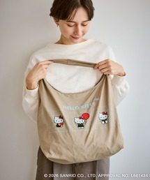 ハローキティコラボ（ハローキティコラボ）の「【ROPE' PICNIC×ハローキティ】折りたたみエコバッグ（エコバッグ/サブバッグ）」