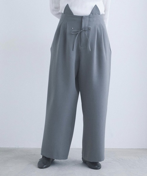 I am I in fact...(アイアムアイインファクト)の「NEKO PANTS(その他パンツ・レディース・ブラック/グレー・FREE)」の2枚目の写真