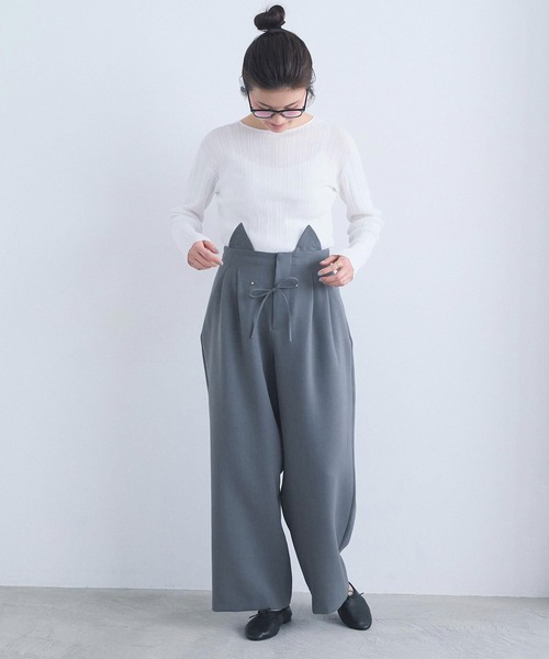 I am I in fact...(アイアムアイインファクト)の「NEKO PANTS(その他パンツ・レディース・ブラック/グレー・FREE)」の18枚目の写真