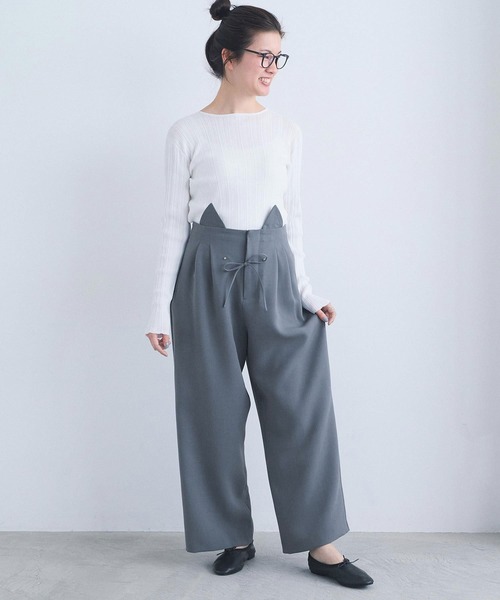 I am I in fact...(アイアムアイインファクト)の「NEKO PANTS(その他パンツ・レディース・ブラック/グレー・FREE)」の19枚目の写真