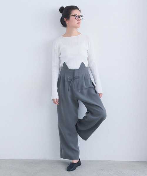 I am I in fact...(アイアムアイインファクト)の「NEKO PANTS(その他パンツ・レディース・ブラック/グレー・FREE)」の20枚目の写真