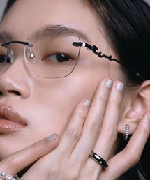 CENE（セネ）の「【CENE】セネ/テンプルロゴ リムレスアイウェア（サングラス）」