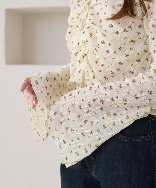 apres jour clair(アプレジュールクレア)の「【apres jour clair】アソートレースカーディガン(カーディガン/ボレロ・レディース・アイボリー/ライトイエロー/ブラック/ホワイト系その他3/ブラウン系その他・X-LARGE/フリー)」の17枚目の写真