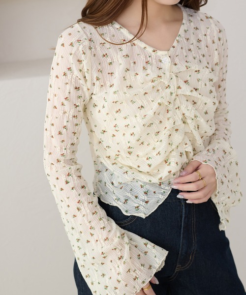 apres jour clair(アプレジュールクレア)の「【apres jour clair】アソートレースカーディガン(カーディガン/ボレロ・レディース・アイボリー/ライトイエロー/ブラック/ホワイト系その他3/ブラウン系その他・X-LARGE/フリー)」の18枚目の写真