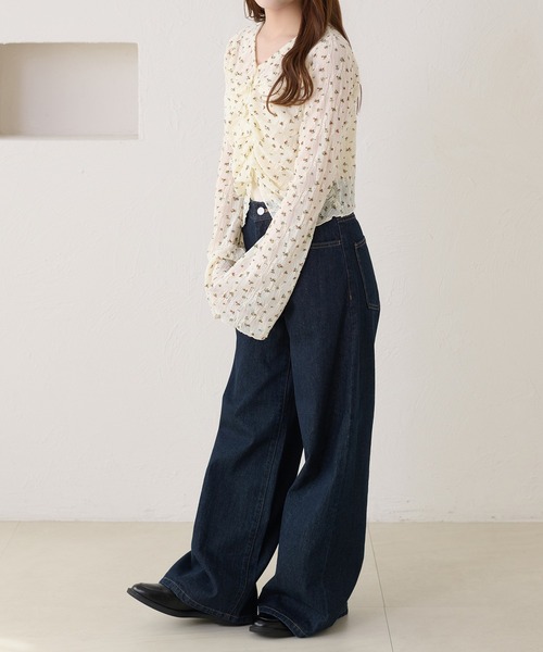 apres jour clair(アプレジュールクレア)の「【apres jour clair】アソートレースカーディガン(カーディガン/ボレロ・レディース・アイボリー/ライトイエロー/ブラック/ホワイト系その他3/ブラウン系その他・X-LARGE/フリー)」の21枚目の写真