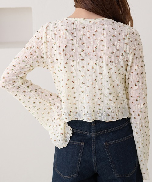 apres jour clair(アプレジュールクレア)の「【apres jour clair】アソートレースカーディガン(カーディガン/ボレロ・レディース・アイボリー/ライトイエロー/ブラック/ホワイト系その他3/ブラウン系その他・X-LARGE/フリー)」の16枚目の写真