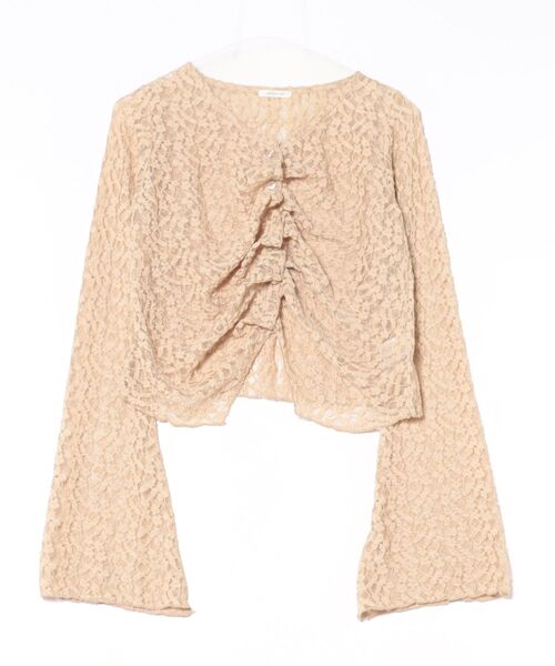 apres jour clair(アプレジュールクレア)の「【apres jour clair】アソートレースカーディガン(カーディガン/ボレロ・レディース・アイボリー/ライトイエロー/ブラック/ホワイト系その他3/ブラウン系その他・X-LARGE/フリー)」の10枚目の写真