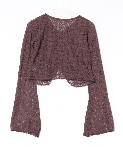 apres jour clair(アプレジュールクレア)の「【apres jour clair】アソートレースカーディガン(カーディガン/ボレロ・レディース・アイボリー/ライトイエロー/ブラック/ホワイト系その他3/ブラウン系その他・X-LARGE/フリー)」の11枚目の写真