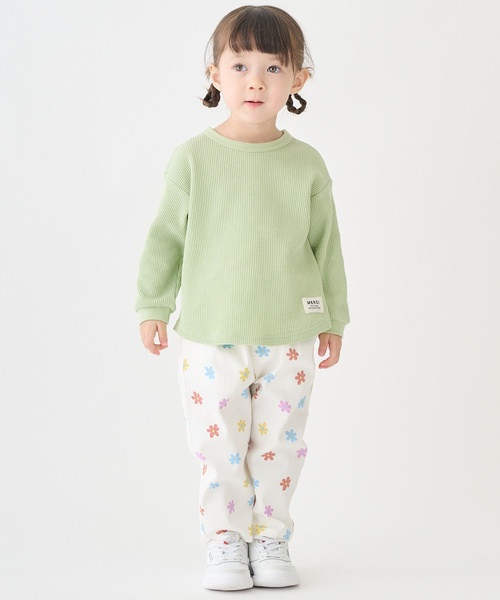 petit main（プティマイン）の「NICOシェフストレッチパンツ（その他パンツ・キッズ・ブラウン/ブルー/ネイビー/ベージュ/ブルーグリーン/ホワイト系/グリーン・80ｃｍ/90cm/130cm/120cm/100cm/110cm）」の2枚目の写真