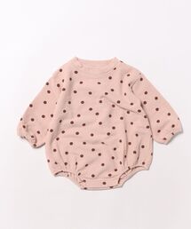 Rylee + Cru（ライリーアンドクルー）の「【Rylee + Cru】Spongey Knit Romper Polka Dots（ロンパース）」